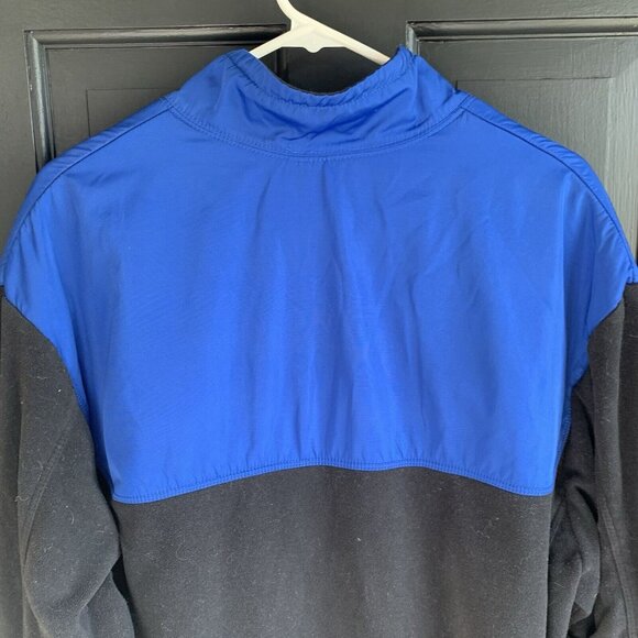 VTG Nike Adult Medium Quarter Zip Sweatshirt Swoosh Y2K Colorblock Pullover - Picture 5 of 7